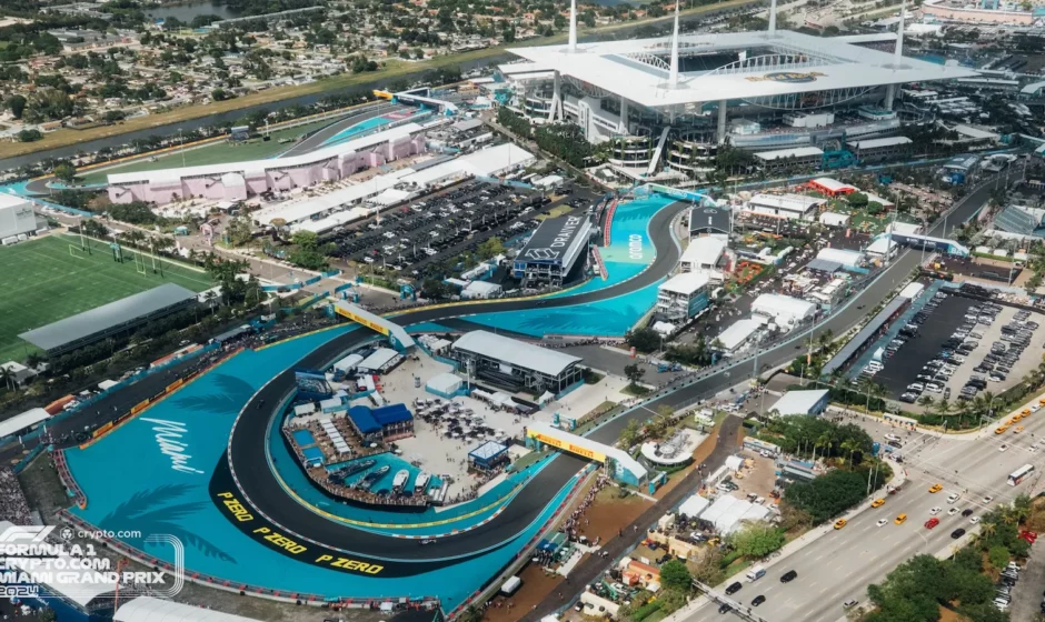Tor Miami Hard Rock z lotu ptaka