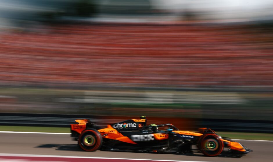 Bolid McLaren F1 2025 podczas kwalifikacji do GP Włoch