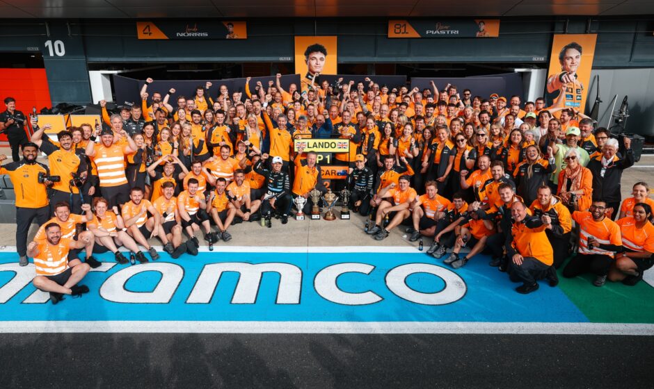 Ekipa F1 McLaren po wyścigu GP Wielkiej Brytanii 2025